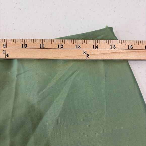 VTG Ann Taylor Iridescent Green Silk Sateen Pants Suit Womens 12P Church Easter - Picture 9 of 16